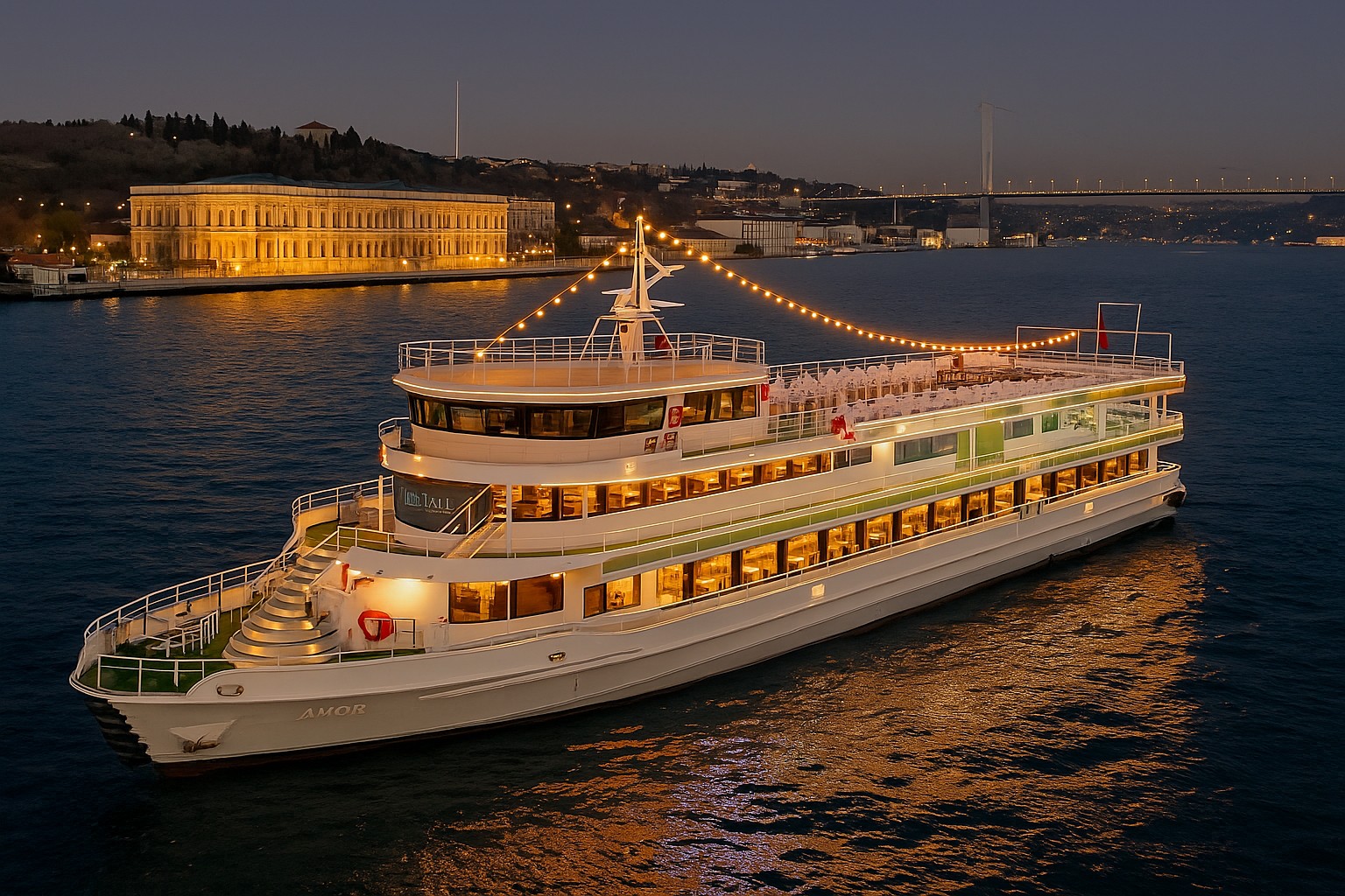 Istanbul Dinner Cruise and Entertainment with Private Table - Istanbul Bosphorus Tour