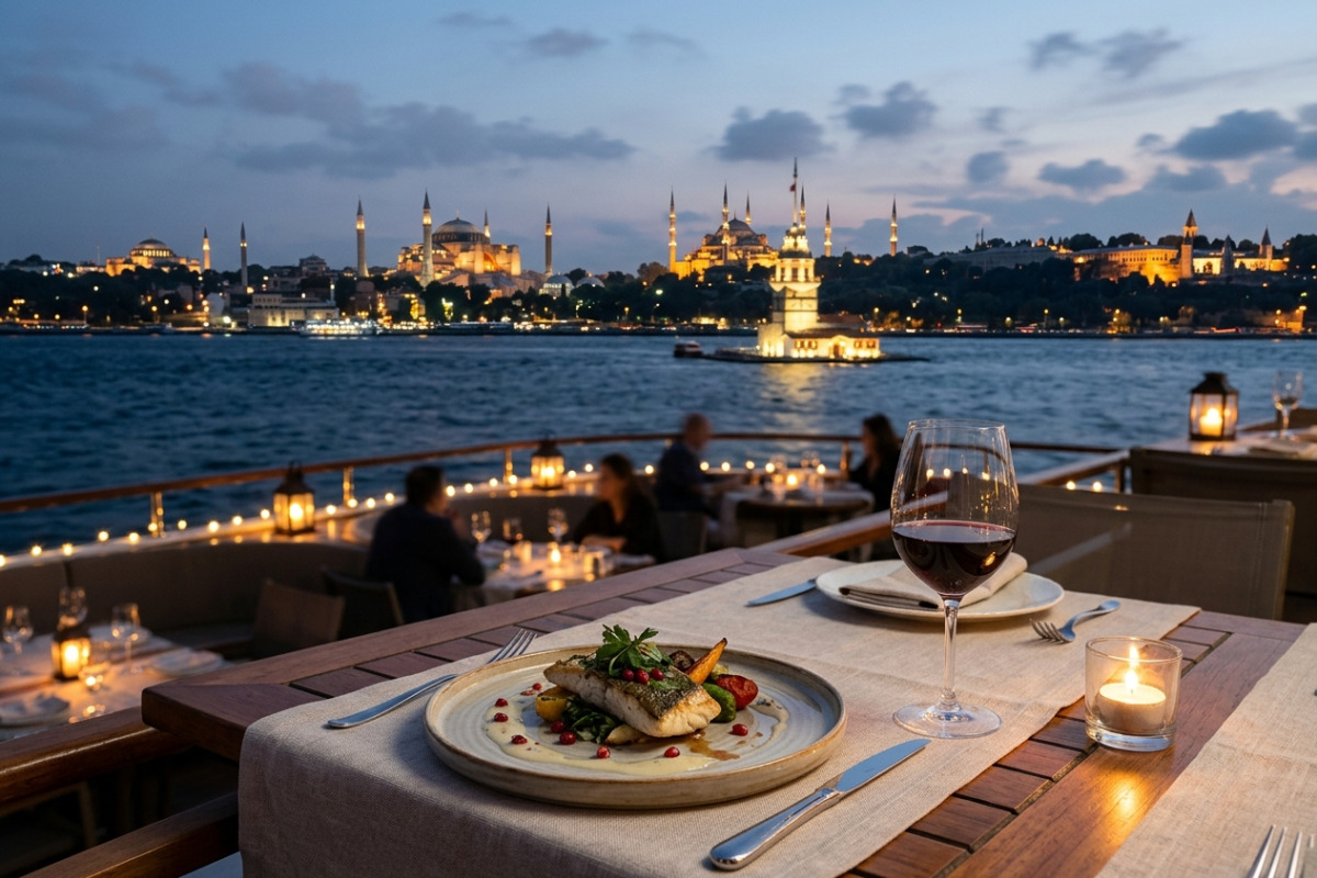 The Culinary Adventure: Exploring Gastronomy on a Bosphorus Dinner Cruise